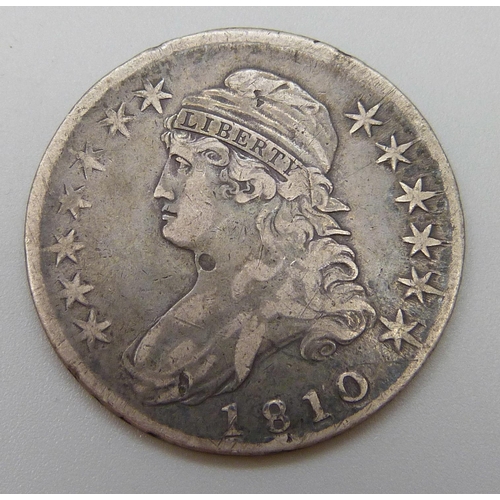 7290 - A United States of America 1810 50 cents coin