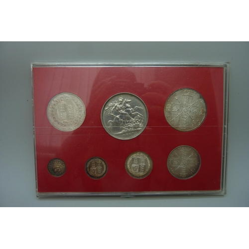 7296 - A Queen Victoria Jubilee 1887 coin set