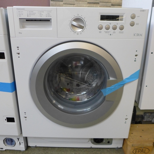 4002 - CDA Fully Integrated Washing Machine (6kg)- model no - CI361, Original RRP £375 inc Vat (464-18) *Th... 