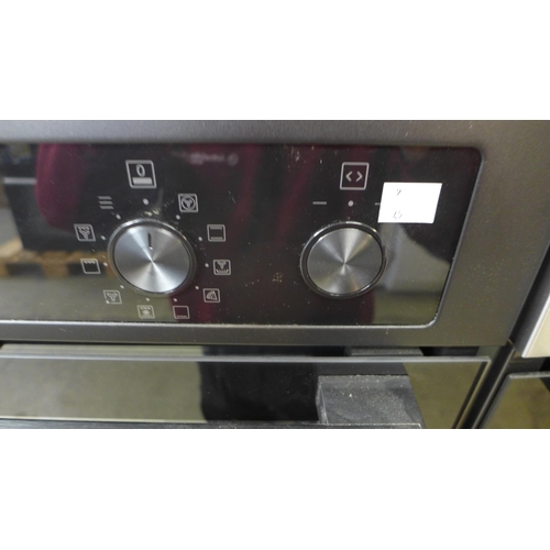 4004 - Zanussi Built-in Double Oven with AirFry, Original RRP £540.84 inc Vat (464-45) *This lot is subject... 