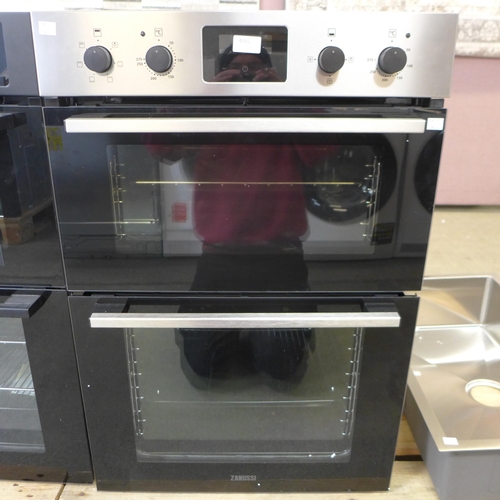 4005 - Zanussi Built In FanCook Double Oven ( Used) model no - ZKHNL3X1, Original RRP £382.5 inc Vat (464-1... 