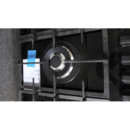 4017 - AEG 5 Burner Gas on Glass Hob- model no - HKB75450NB, Original RRP £474.17 inc Vat (464-102) *This l... 