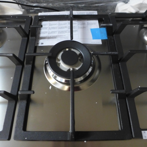 4019 - Zanussi 5 Burner Gas Hob- model no - ZGNN955X, Original RRP £332.5 inc Vat (464-93) *This lot is sub... 