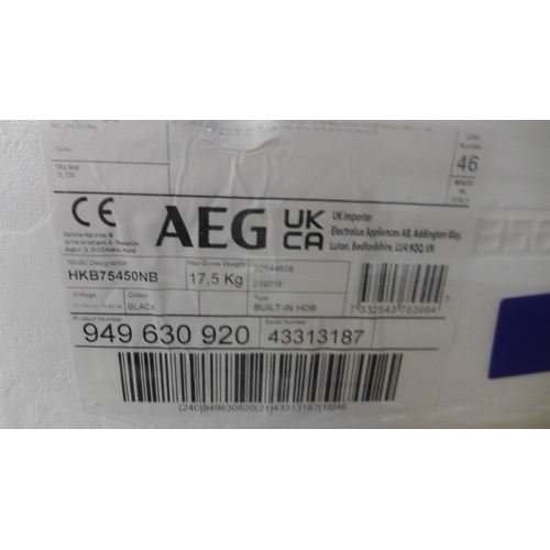 4028 - AEG 5 Zone Gas on Glass Hob, Original RRP £482.5 inc Vat (464-21) *This lot is subject to Vat