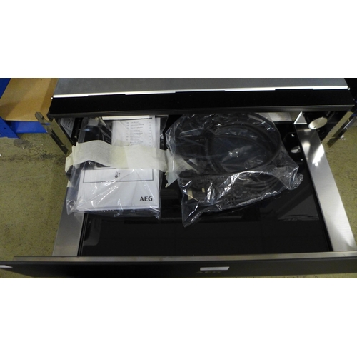 4033 - AEG Warming Drawer - Matt Black, Original RRP £540.83 inc Vat (464-72) *This lot is subject to Vat