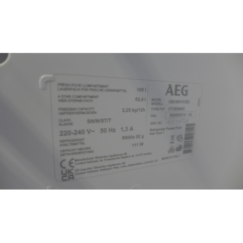 4049 - AEG Integrated 70/30 Fridge Freezer (Frost Free), Original RRP £832.5 inc Vat (464-34) *This lot is ... 