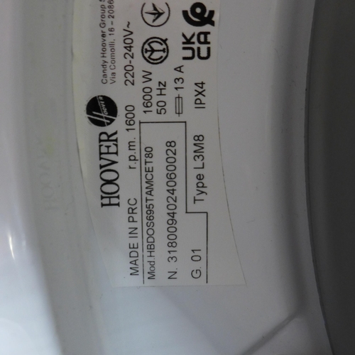 4065 - Hoover Integrated H-Wash + Dry 300 Pro Washer Dryer (9kg), Original RRP £582.5 inc Vat (464-80) *Thi... 