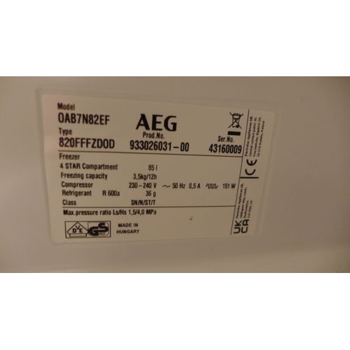 4066 - AEG Frost Free Built Under Freezer, Original RRP £516.66 inc Vat (464-25) *This lot is subject to Va... 