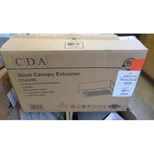 4078 - 4x Mixed Extractors inc CDA Canopy Hood, 2x Viceroy Canopy Hoods and CDA Canopy Hood Extractor (464-... 