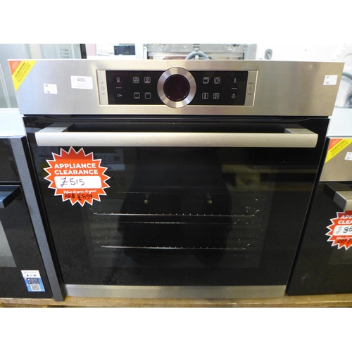 4081 - Bosch Serie 8 Multifunction Oven- model no - HBG634BS1B, Original RRP £520.84 inc Vat (464-108) *Thi... 