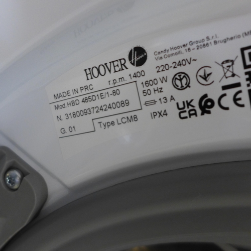 4094 - Hoover Integrated H-Wash + Dry 300 Lite Washer Dryer (8kg)- model no - HBD 485D1E, Original RRP £404... 