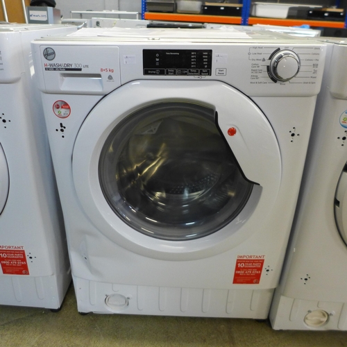 4095 - Hoover Integrated H-Wash + Dry 300 Lite Washer Dryer (8kg)- model no - HBD 485D1E, Original RRP £404... 