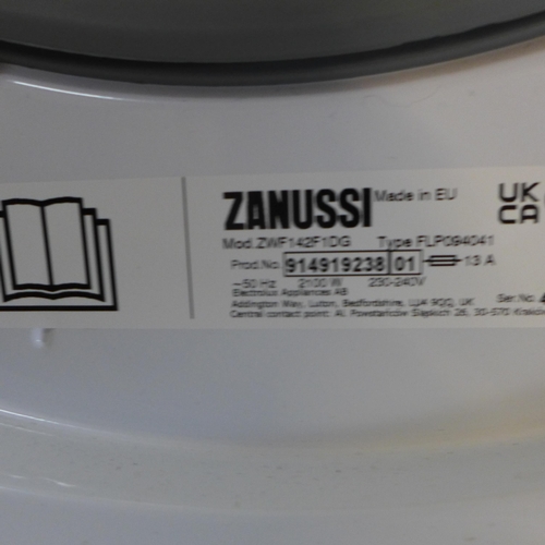 4100 - Zanussi 10KG Freestanding Washing Machine - (Missing Control Dial), Original RRP £374.17 inc Vat (46... 