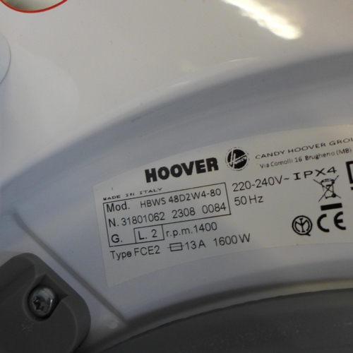 4101 - Hoover Integrated H-Wash 300 Lite Washing Machine (9kg)- model no - HBWS 49D1E, Original RRP £365.83... 