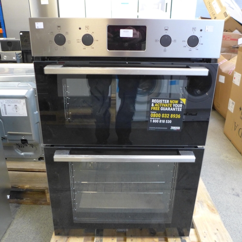 4103 - Zanussi Built In FanCook Double Oven- model no - ZKHNL3X1, Original RRP £382.5 inc Vat (464-60) *Thi... 