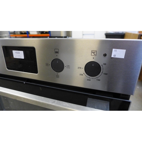 4103 - Zanussi Built In FanCook Double Oven- model no - ZKHNL3X1, Original RRP £382.5 inc Vat (464-60) *Thi... 