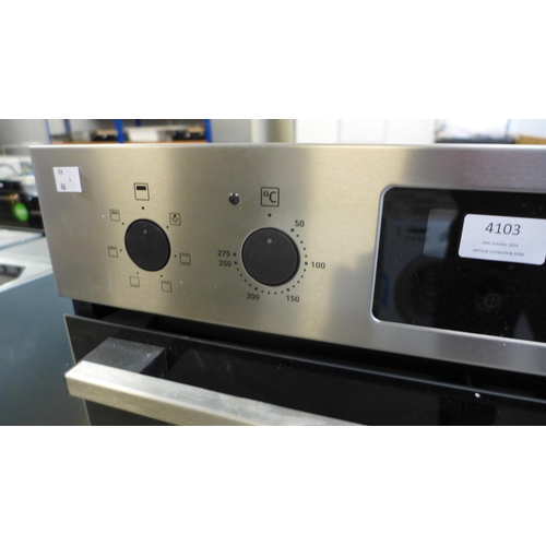 4103 - Zanussi Built In FanCook Double Oven- model no - ZKHNL3X1, Original RRP £382.5 inc Vat (464-60) *Thi... 