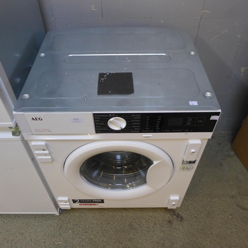 4104 - AEG 6000 Series 8kg Integrated Washing Machine, Original RRP £541.66 inc Vat (464-49) *This lot is s... 