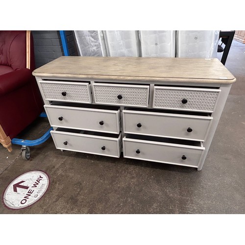 3202 - Lydford seven drawer chest