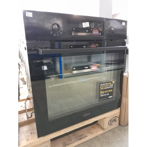 4092 - Zanussi Single Pyrolytic Oven  - Black, Original RRP £440.84 inc Vat(464-97) *This lot is subject to... 