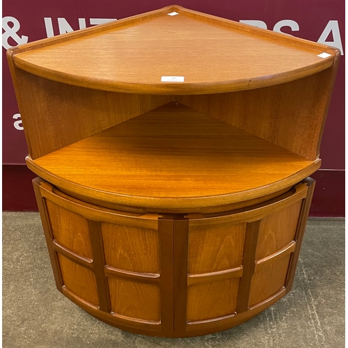 11 - A Nathan Squares teak corner cabinet