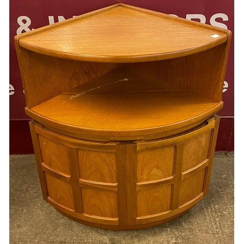 15 - A Nathan Squares teak corner cabinet