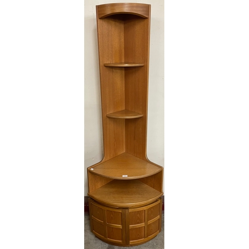 17 - A Nathan Squares teak corner cabinet