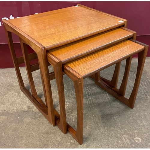 23 - A G-Plan Quadrille teak nest of tables