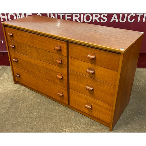 44 - A Stag Cantata teak chest of drawers, designed by John & Sylvia Reid