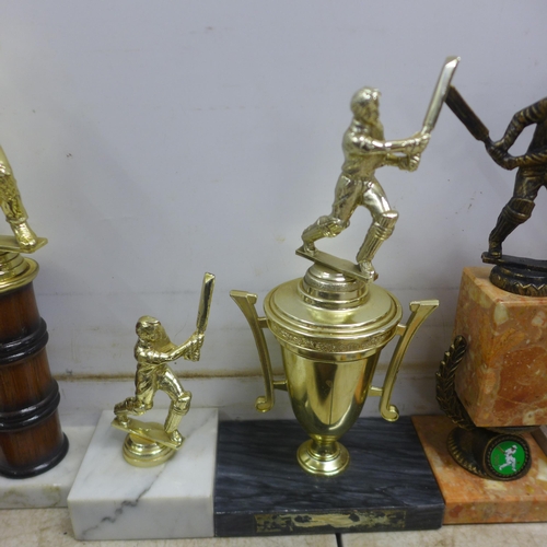 5048 - A collection of various sports trophies