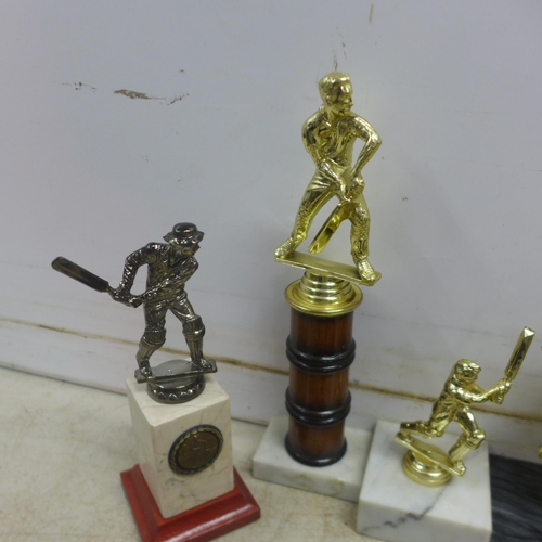 5048 - A collection of various sports trophies