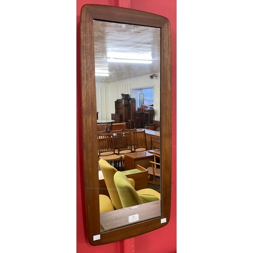 60 - A teak framed mirror