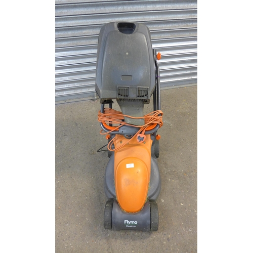 5140 - A Flymo Easimo electric lawn mower with collector box