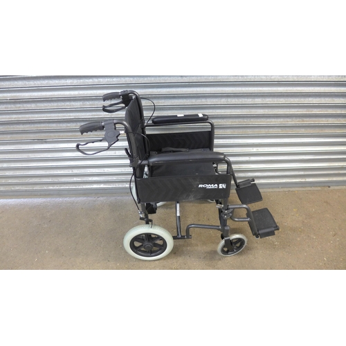 5153 - A Roma Medical wheelchair with foot rests