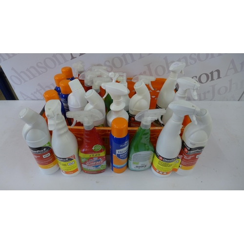 5167 - A large quantity of cleaning supplies including Clean Pro+ daily toilet cleaner, multi-surface clean... 