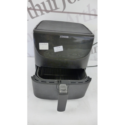 5178 - A Cosori air fryer with recipe book