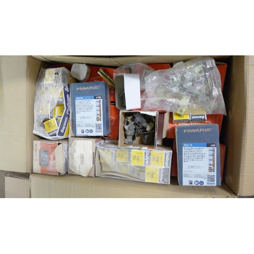 5223 - A large amount of assorted consumables including nails, screws, cabinet handles, etc