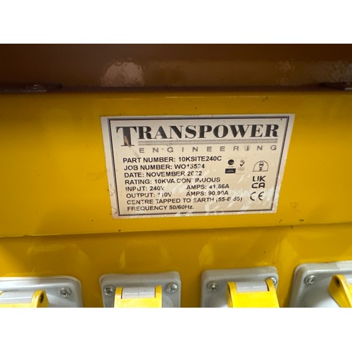 5019 - A Trains Power 240v to 110v, 6 socket site transformer