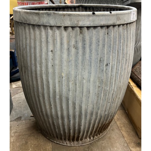 249 - A galvanised dolly tub