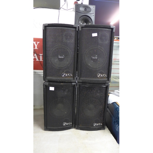 5066 - 4 RCL PA speakers