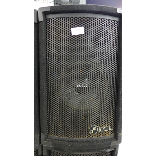 5066 - 4 RCL PA speakers