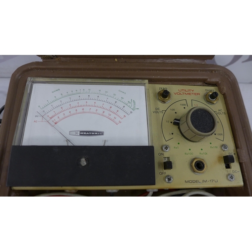 5070 - A Heathkit model IM-17V utility voltmeter and a Nombrex 29-X R.F.Generator