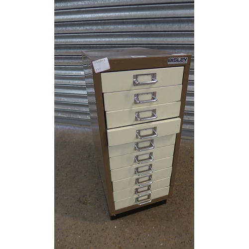 5113 - A Bisley 10 drawer multi drawer cabinet