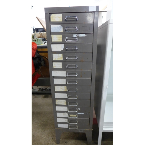 5114 - A Stor All steel 15 drawer multi-drawer cabinet