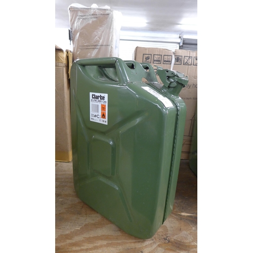 5265 - Three 20L Clarke Jerry cans