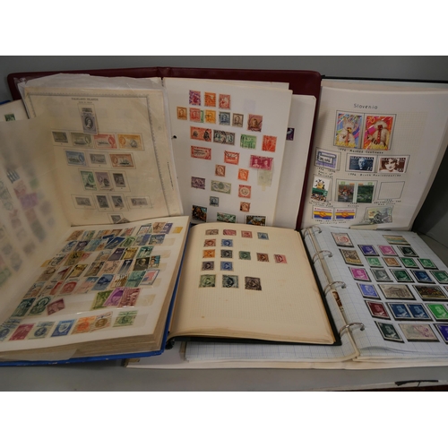 1104 - Stamps: A box of stamps, covers, etc. loose and in albums **PLEASE NOTE THIS LOT IS NOT ELIGIBLE FOR... 