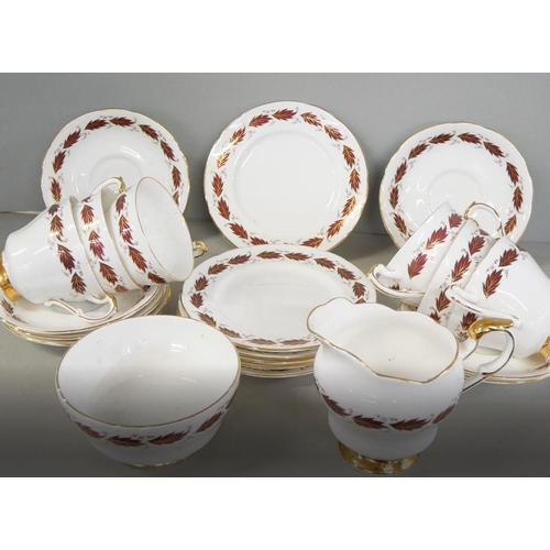 1109 - A collection of Paragon fine bone china teawares, including cups, saucers, milk jug and side plates ... 