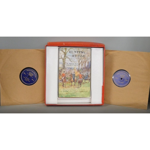 1141 - A presentation book and two 78RPM records, Hunting By Ear, in box dated 1949 **PLEASE NOTE THIS LOT ... 