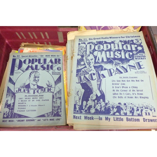 1146 - A collection of books and sheet music, collectors cards and albums **PLEASE NOTE THIS LOT IS NOT ELI... 