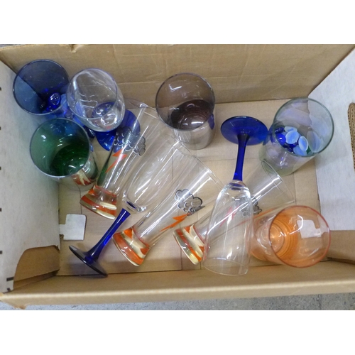 1161 - Three boxes of glassware **PLEASE NOTE THIS LOT IS NOT ELIGIBLE FOR IN-HOUSE POSTING AND PACKING**